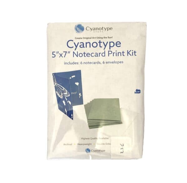 Cyanotype 5"x7" Notecard Print Kit